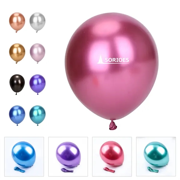 10" Metallic Color Latex Balloon - 10" Metallic Color Latex Balloon - Image 0 of 3