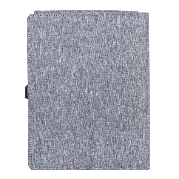 Binghamton RPET Padfolio w/ Wireless Phone Charger - Binghamton RPET Padfolio w/ Wireless Phone Charger - Image 8 of 11