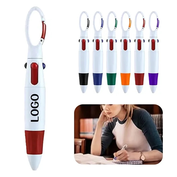 4-in-1 Multicolor Retractable Shuttle Ballpoint Pens - 4-in-1 Multicolor Retractable Shuttle Ballpoint Pens - Image 0 of 4