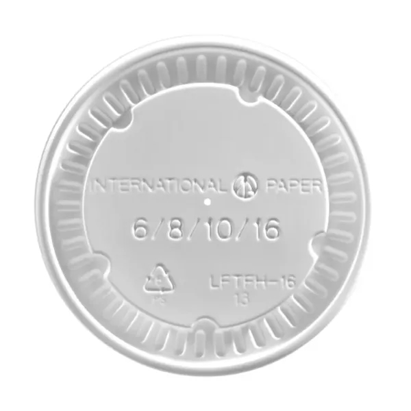 Flat Vented Lid For Recyclable Paper Food Container - Flat Vented Lid For Recyclable Paper Food Container - Image 0 of 2