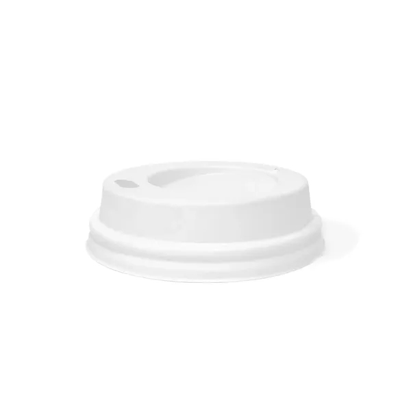 White Dome Lid For Recyclable & Compostable Single Wall - White Dome Lid For Recyclable & Compostable Single Wall - Image 1 of 2