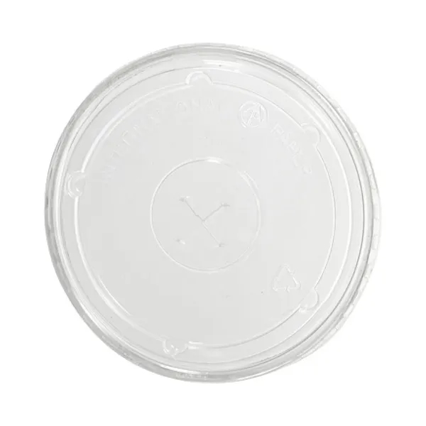 Flat Straw Lid For Recyclable Plastic Cup - Flat Straw Lid For Recyclable Plastic Cup - Image 1 of 2