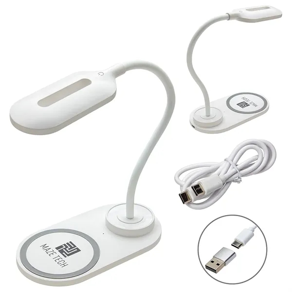 Nova Adjustable Desk Lamp with 15W Wireless Charger - Nova Adjustable Desk Lamp with 15W Wireless Charger - Image 0 of 0