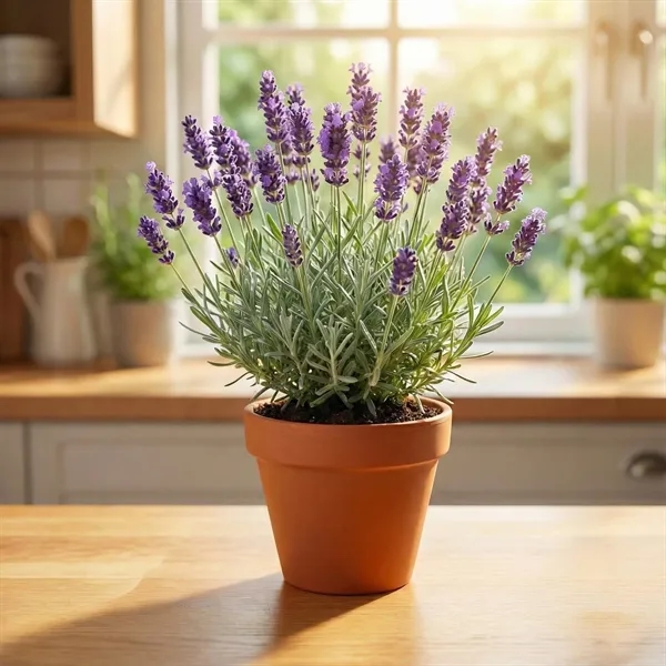 Mini Terracotta Grow Kit - Calm - Lavender - Mini Terracotta Grow Kit - Calm - Lavender - Image 9 of 9