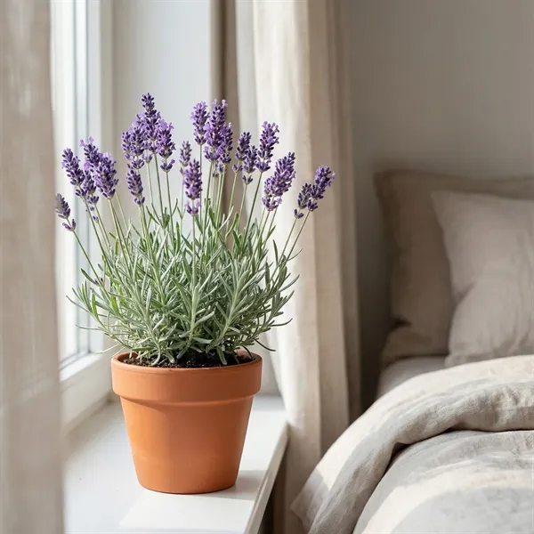 Mini Terracotta Grow Kit - Calm - Lavender - Mini Terracotta Grow Kit - Calm - Lavender - Image 8 of 9