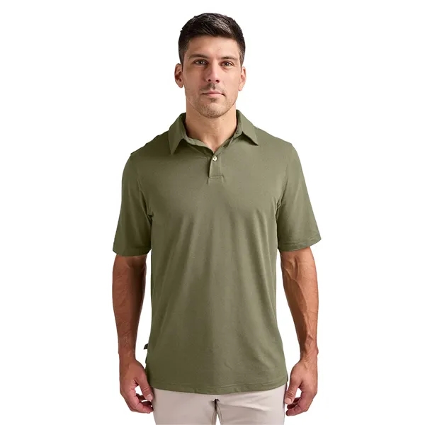 Men's Heathered Eco-Logic Stretch Polo - Men's Heathered Eco-Logic Stretch Polo - Image 1 of 29