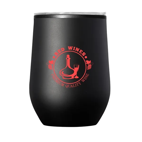 12 oz Budget Stemless Wine Tumbler With Lid - 12 oz Budget Stemless Wine Tumbler With Lid - Image 1 of 9