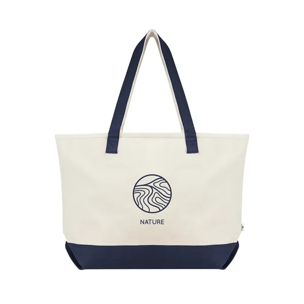 Large Starboard Recycled Cotton Canvas Tote Bag - Large Starboard Recycled Cotton Canvas Tote Bag - Image 11 of 17