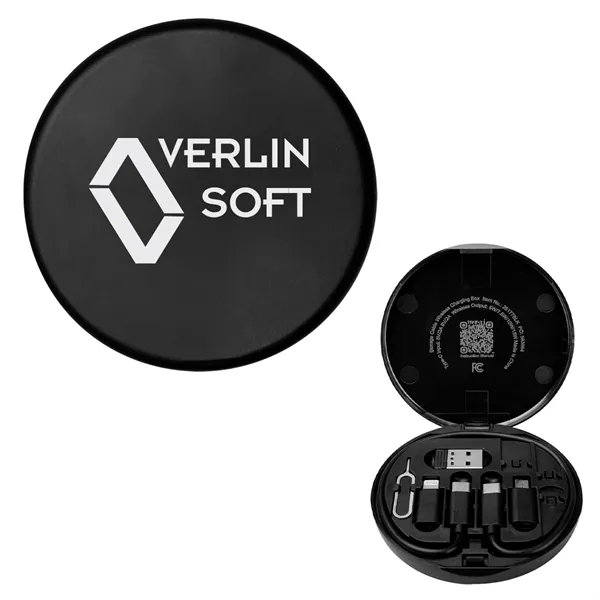 Charging Cord & Adapter Set In Wireless Charging Case - Charging Cord & Adapter Set In Wireless Charging Case - Image 5 of 10