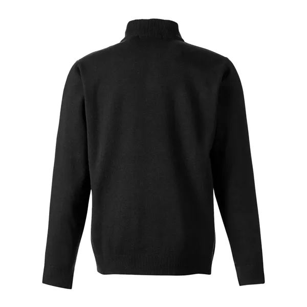 Harriton Unisex Pilbloc™ Quarter-Zip Pullover Sweater - Harriton Unisex Pilbloc™ Quarter-Zip Pullover Sweater - Image 2 of 6