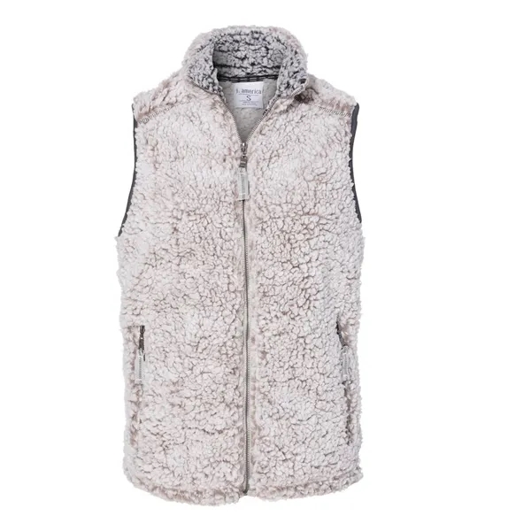 J. America Women's Epic Sherpa Full-Zip Vest