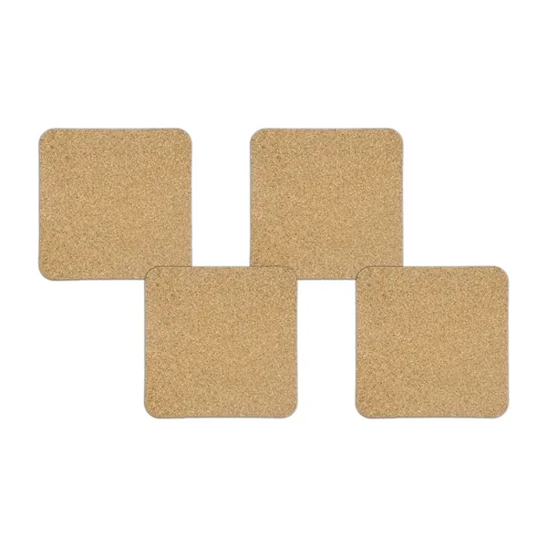 Square Cork Coaster (Set of 4)
