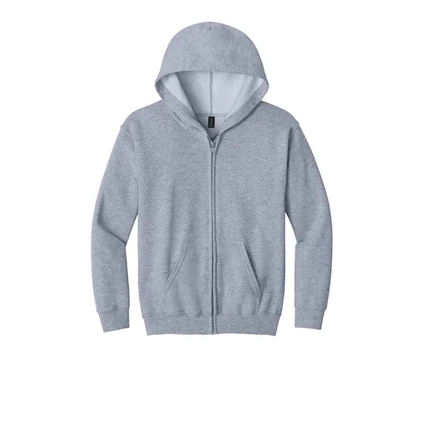 Gildan Youth Heavy Blend Full-Zip Hooded Sweatshirt. - Gildan Youth Heavy Blend Full-Zip Hooded Sweatshirt. - Image 8 of 24