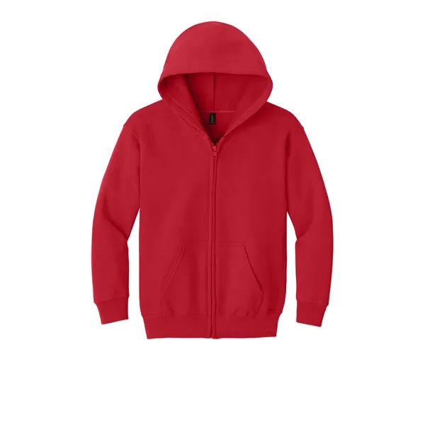 Gildan Youth Heavy Blend Full-Zip Hooded Sweatshirt. - Gildan Youth Heavy Blend Full-Zip Hooded Sweatshirt. - Image 18 of 24