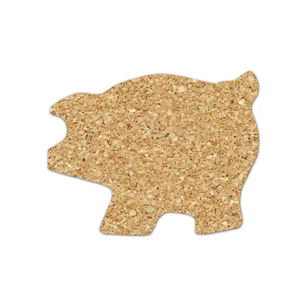 Piggy Bank Cork Coaster 5PG