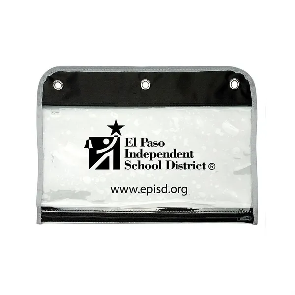 Zippered Portfolio Pouch W/Three Holes - Zippered Portfolio Pouch W/Three Holes - Image 0 of 8