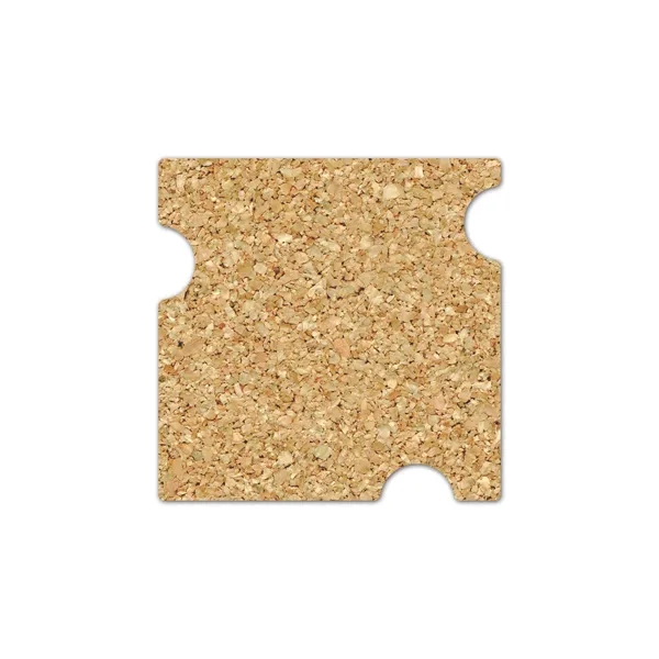 Swiss Cheese Cork Coaster