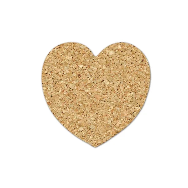 Heart Cork Coaster 6HT