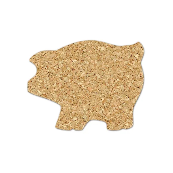 Piggy Bank Cork Coaster 6PG