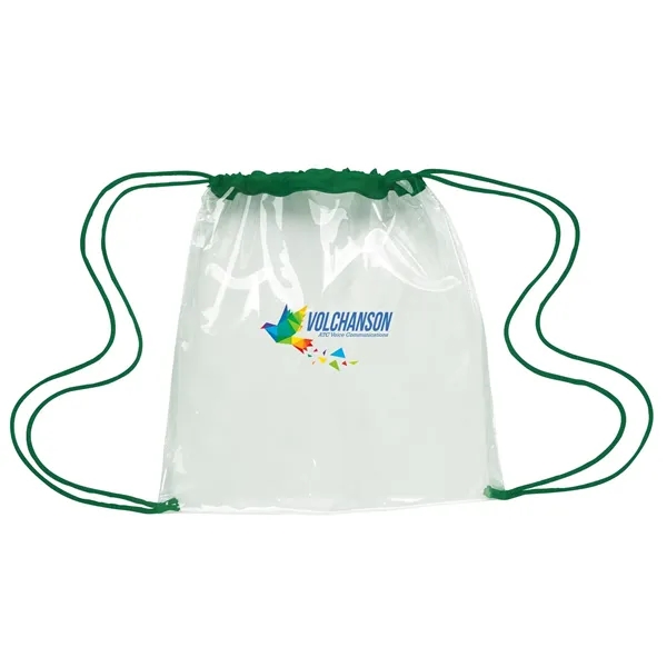 Good Value™ Clear Game Drawstring Backpack - Good Value™ Clear Game Drawstring Backpack - Image 1 of 13