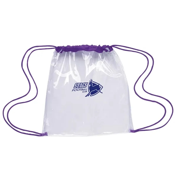 Good Value™ Clear Game Drawstring Backpack - Good Value™ Clear Game Drawstring Backpack - Image 6 of 13