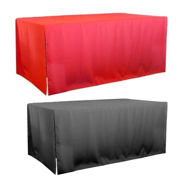 8' 3-Sided Economy Open Corner Table Covers & Throws - 8' 3-Sided Economy Open Corner Table Covers & Throws - Image 1 of 2