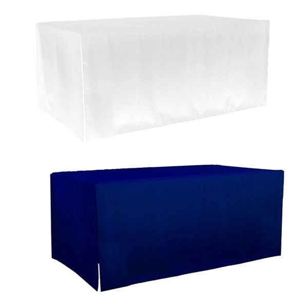 8' 3-Sided Economy Open Corner Table Covers & Throws - 8' 3-Sided Economy Open Corner Table Covers & Throws - Image 2 of 2
