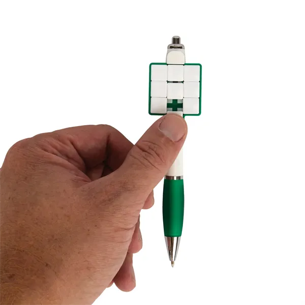 Puzzle Plunge-Action Ballpoint Pen - Puzzle Plunge-Action Ballpoint Pen - Image 9 of 35