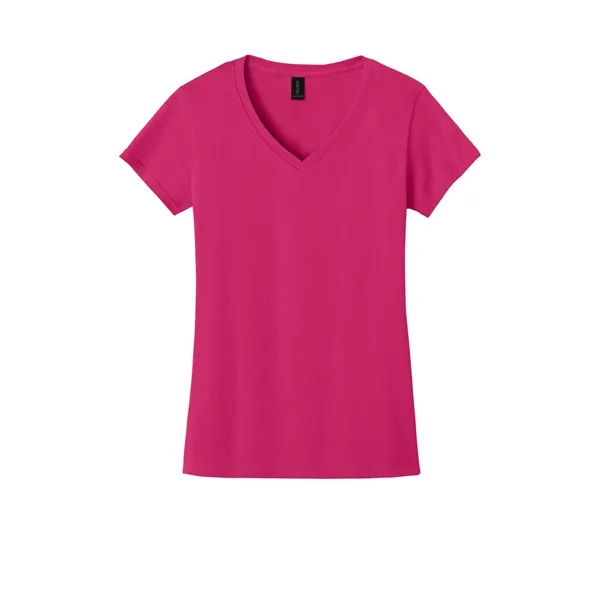 Gildan Women's Heavy Cotton 100% Cotton V-Neck T-Shirt. - Gildan Women's Heavy Cotton 100% Cotton V-Neck T-Shirt. - Image 22 of 44
