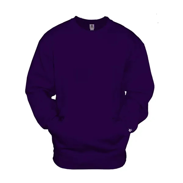 Badger Unisex Pocket Crewneck Sweatshirt