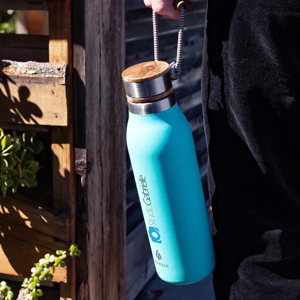 Manna™ 18 oz. Ascend Stainless Steel Water Bottle w/ Acac... - Manna™ 18 oz. Ascend Stainless Steel Water Bottle w/ Acac... - Image 26 of 28