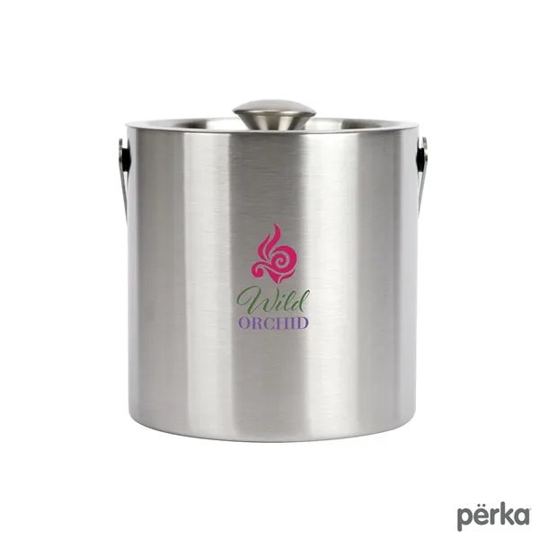 Perka® Quinton 1.3L Double Wall, Stainless Steel Ice Bucket - Perka® Quinton 1.3L Double Wall, Stainless Steel Ice Bucket - Image 10 of 16