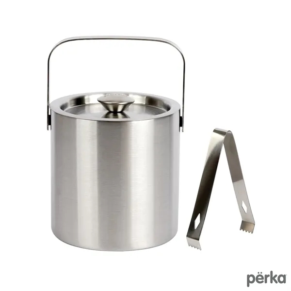 Perka® Quinton 1.3L Double Wall, Stainless Steel Ice Bucket - Perka® Quinton 1.3L Double Wall, Stainless Steel Ice Bucket - Image 11 of 16