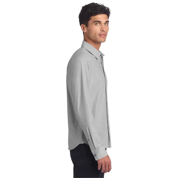 Mercer+Mettle Long Sleeve Stretch Woven Shirt - Mercer+Mettle Long Sleeve Stretch Woven Shirt - Image 18 of 30