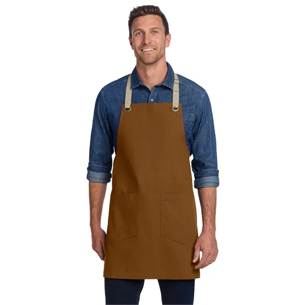 Port Authority Canvas Full-Length Two-Pocket Apron - Port Authority Canvas Full-Length Two-Pocket Apron - Image 0 of 15