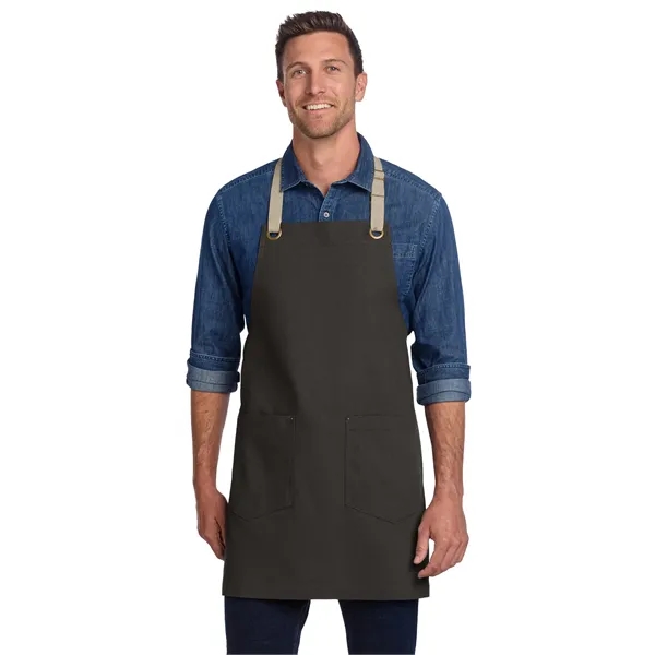 Port Authority Canvas Full-Length Two-Pocket Apron - Port Authority Canvas Full-Length Two-Pocket Apron - Image 4 of 15