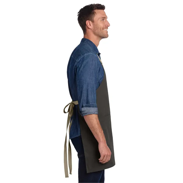 Port Authority Canvas Full-Length Two-Pocket Apron - Port Authority Canvas Full-Length Two-Pocket Apron - Image 5 of 15