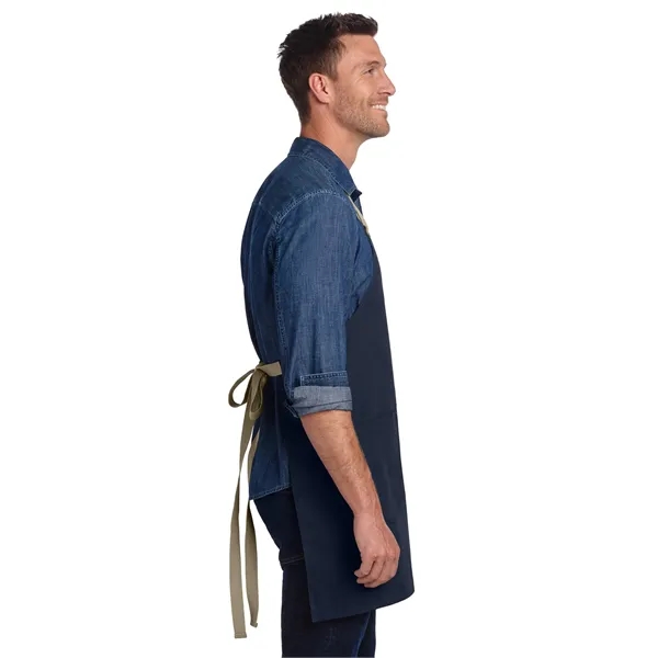 Port Authority Canvas Full-Length Two-Pocket Apron - Port Authority Canvas Full-Length Two-Pocket Apron - Image 9 of 15