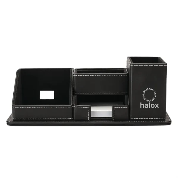 Oxford Desk Organizer w/Phone Holder - Oxford Desk Organizer w/Phone Holder - Image 8 of 11
