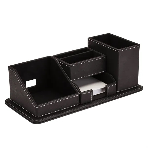 Oxford Desk Organizer w/Phone Holder - Oxford Desk Organizer w/Phone Holder - Image 10 of 11