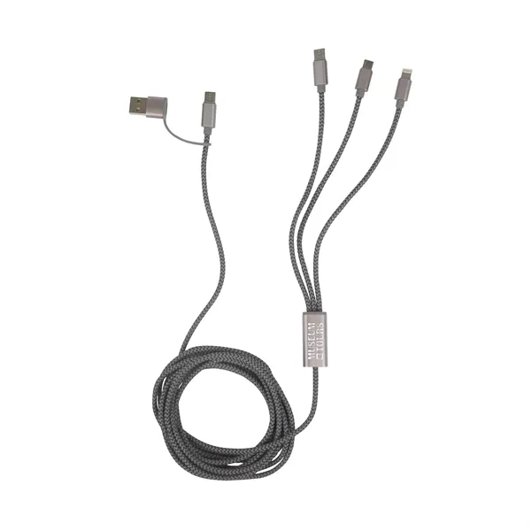 Virgo 9' RPET 5-in-1 Charging Cable - Virgo 9' RPET 5-in-1 Charging Cable - Image 7 of 11