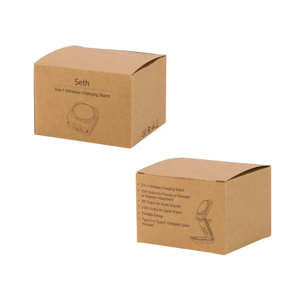 Seth 3-in-1 15W Wireless Charging Station - Seth 3-in-1 15W Wireless Charging Station - Image 14 of 14