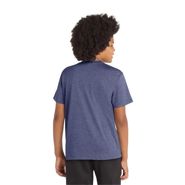 Sport-Tek Youth Heather Contender Tee. - Sport-Tek Youth Heather Contender Tee. - Image 9 of 24