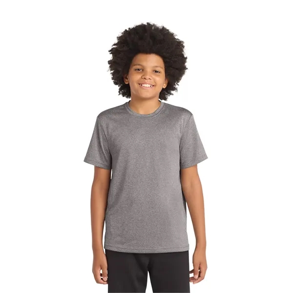 Sport-Tek Youth Heather Contender Tee. - Sport-Tek Youth Heather Contender Tee. - Image 17 of 24