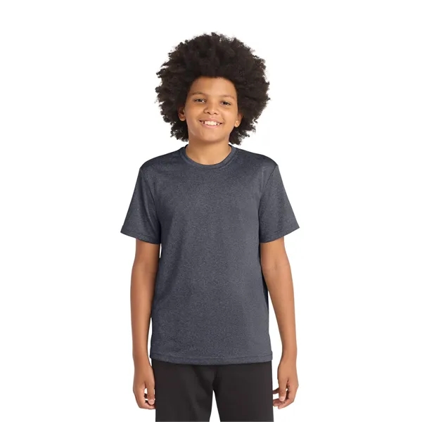 Sport-Tek Youth Heather Contender Tee.