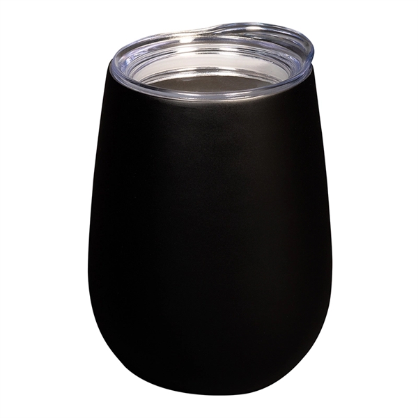 10 oz. Stemless Vacuum Wine Tumbler w/ Lid - 10 oz. Stemless Vacuum Wine Tumbler w/ Lid - Image 6 of 7