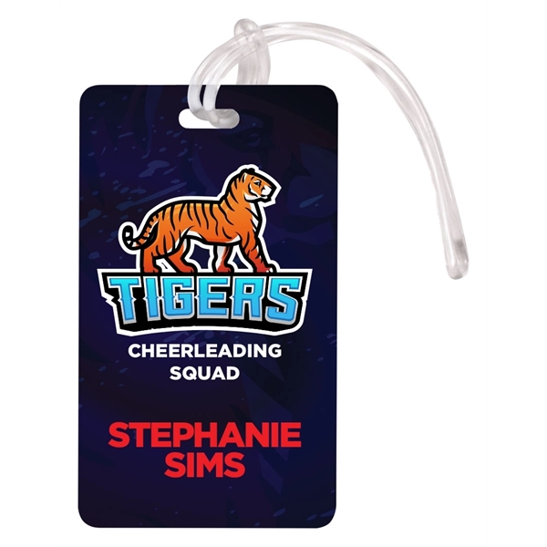 2.5" x 4.25" Deluxe Full Color Luggage Tag - 2.5" x 4.25" Deluxe Full Color Luggage Tag - Image 2 of 5