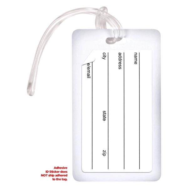 2.5" x 4.25" Deluxe Full Color Luggage Tag - 2.5" x 4.25" Deluxe Full Color Luggage Tag - Image 4 of 5