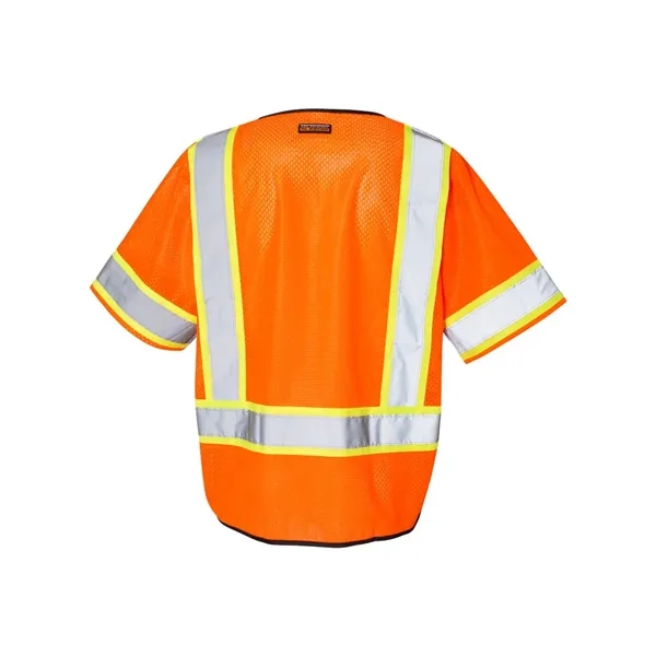 Kishigo Unisex Class 3 Mesh Zippered Vest
