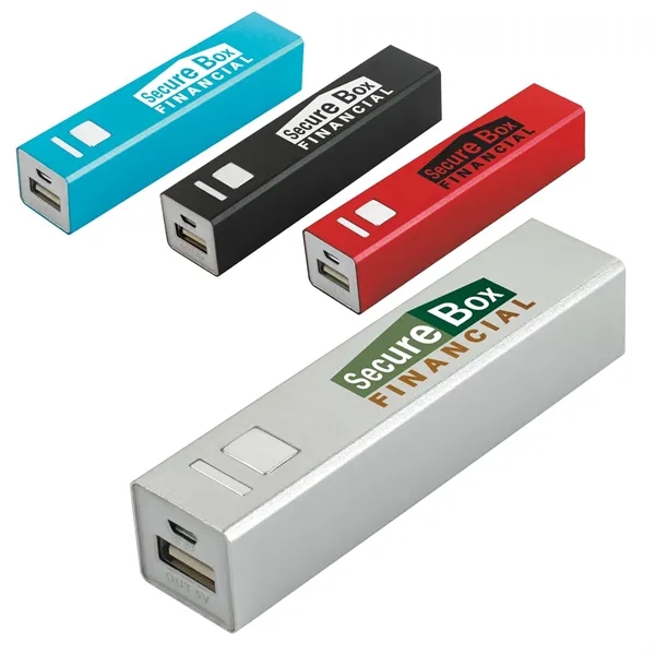 Universal Source® Metal Power Bank 2600mAh - Universal Source® Metal Power Bank 2600mAh - Image 0 of 15